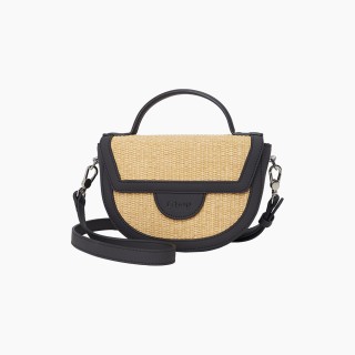 O bag Praga рафія Чорна