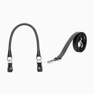 Набір мікроручка з ремінцем з кліпсами класичний Чорний