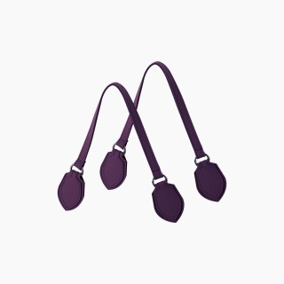 Короткі ручки alamaro прорезинені Фіолетовий