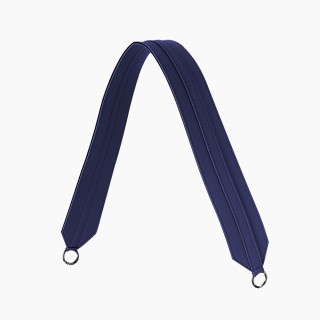 Ремінець на плече без кліпс широкий Темно-синій