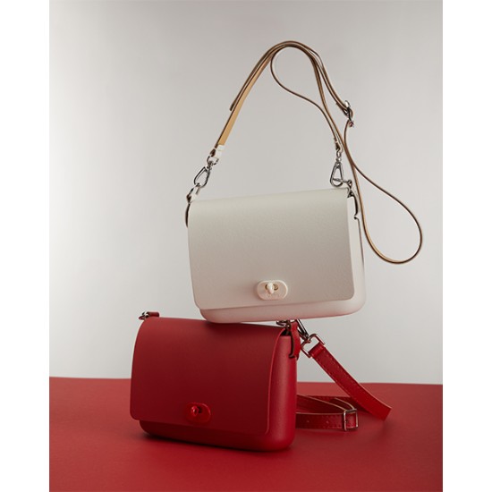 Кліпси O pocket сафіано Полуниця