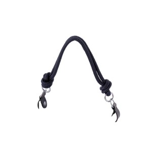 Мікроручка із кліпсами з вузлом Темно-синій