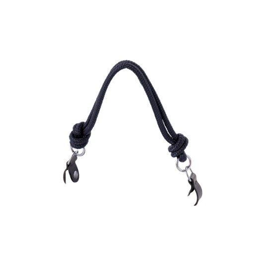 Мікроручка із кліпсами з вузлом Темно-синій