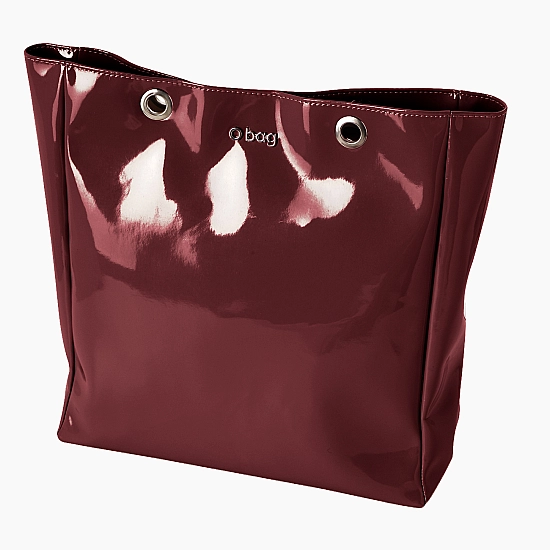 Корпус O bag market лакований Бордо Корпус O bag market лакований Бордо
